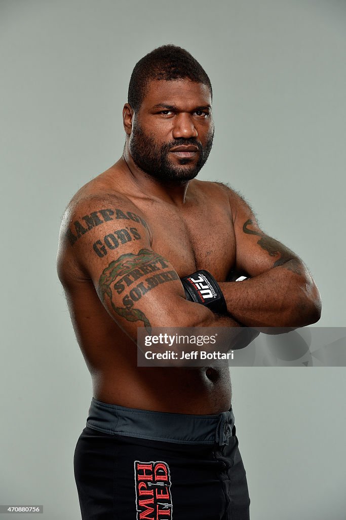 Who Is Rampage Quinton 'Rampage' Jackson poses for a portrait during a UFC photo ...