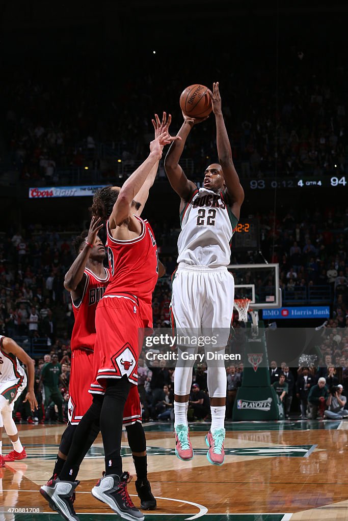 Chicago Bulls v Milwaukee Bucks - Game Three