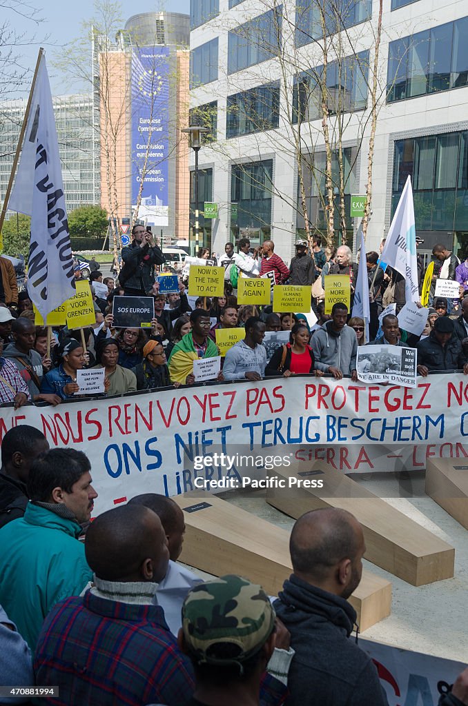 Silent march to commemorate the refugee victims of smuggling...