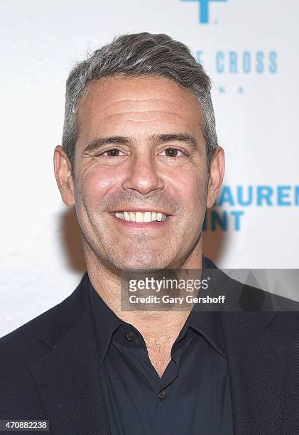 Personality Andy Cohen attends The Housing Works Design On A Dime 2015 Event at Metropolitan Pavilion on April 23, 2015 in New York City.