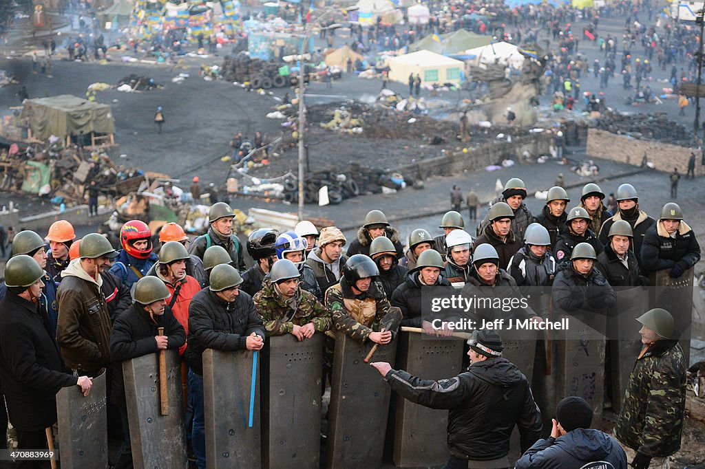 Violence Escalates As Kiev Protests Continue