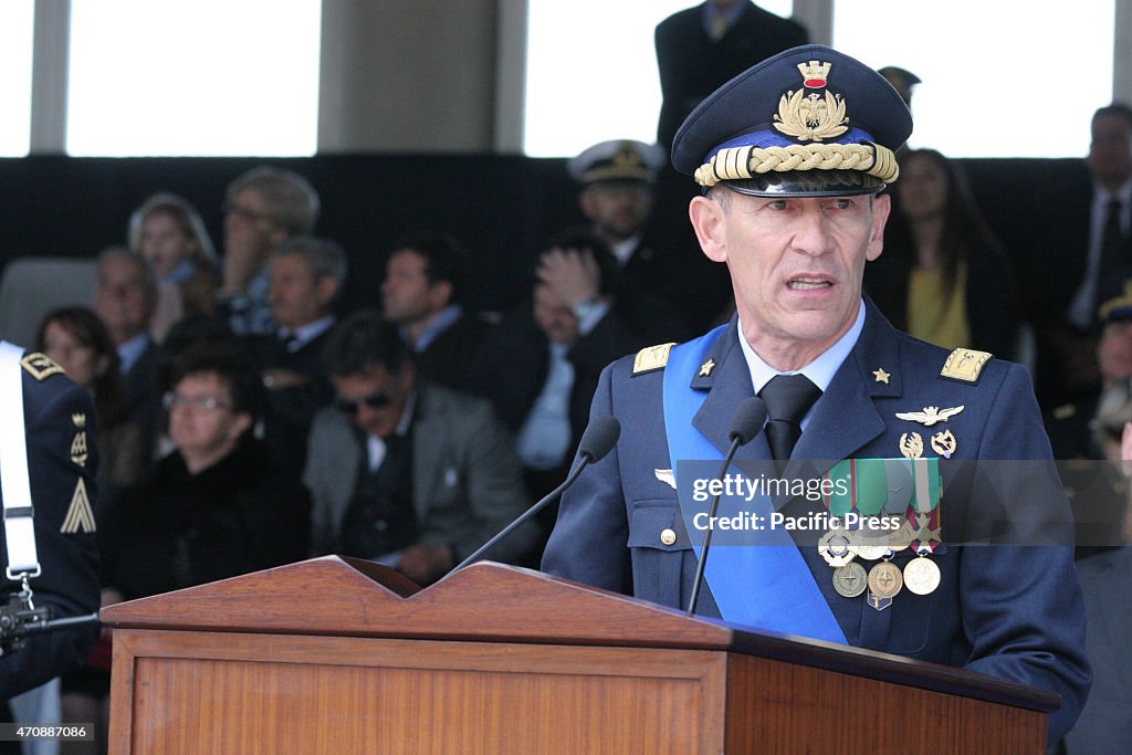 Ceremony of Military Air Force Academy was held in Pozzuoli...