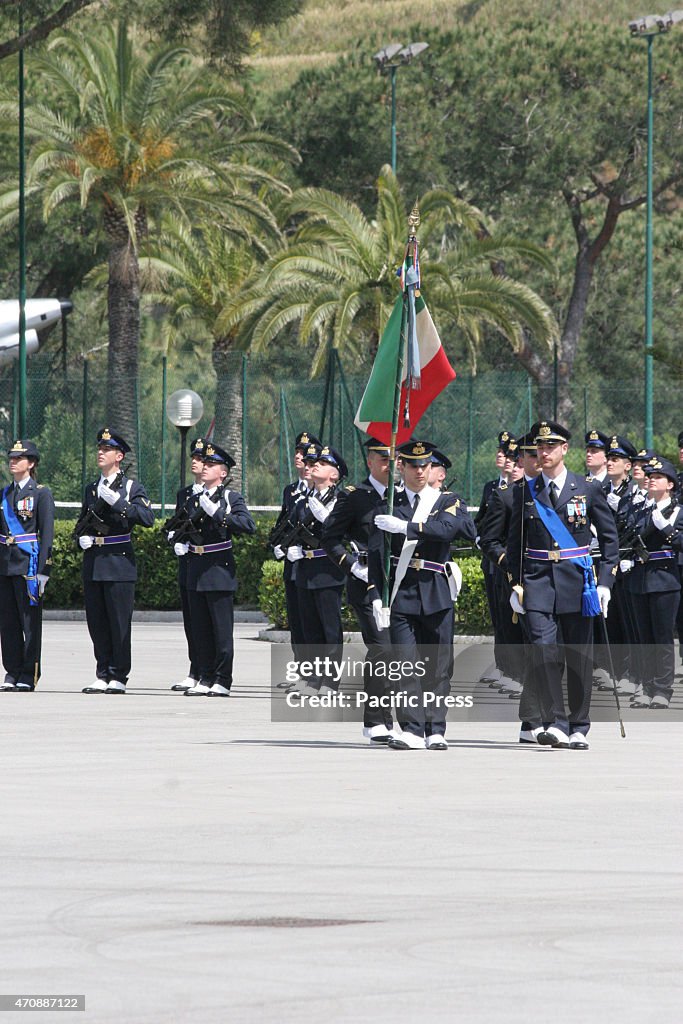 Ceremony of Military Air Force Academy was held in Pozzuoli...