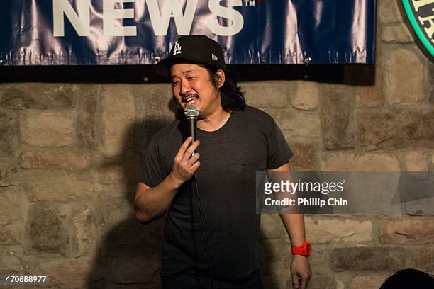 Actor and comedian Bobby Lee performs at Yuk Yuk's Vancouver for the 2014 Northwest Comedy Fest on February 20, 2014 in Vancouver, Canada.