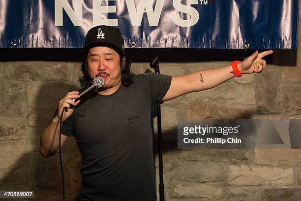 Actor and comedian Bobby Lee performs at Yuk Yuk's Vancouver for the 2014 Northwest Comedy Fest on February 20, 2014 in Vancouver, Canada.