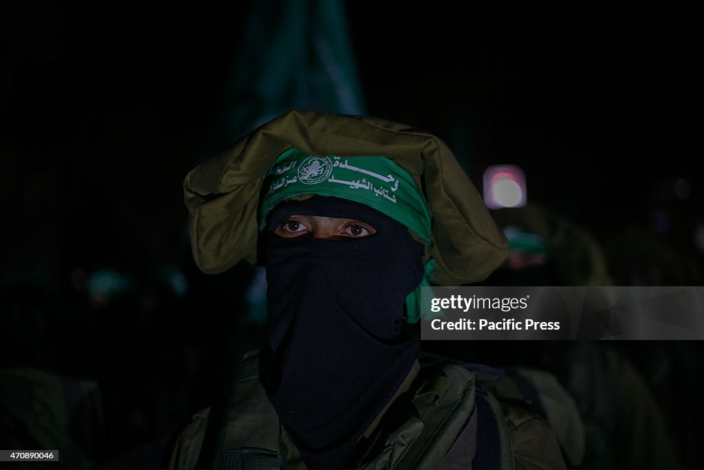 Palestinian Territory - Members of Ezzedeen al-Qassam...