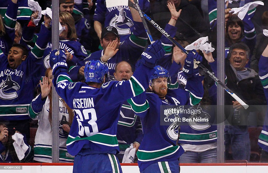 Calgary Flames v Vancouver Canucks - Game Five