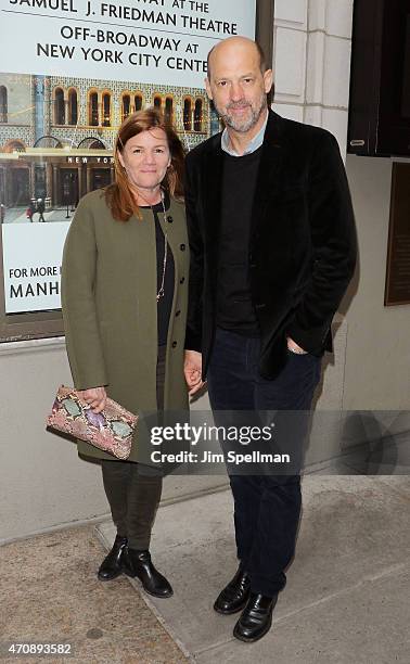 Actors Mare Winningham and Anthony Edwards attend the "Airline Highway" Broadway opening night at Samuel J. Friedman Theatre on April 23, 2015 in New...