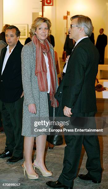 Simoneta Gomez Acebo attends the opening of the International Contemporary Art Fair ARCO 2014 at Ifema on February 20, 2014 in Madrid, Spain.