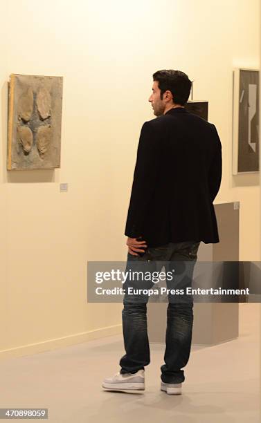 Luis Figo attends the opening of the International Contemporary Art Fair ARCO 2014 at Ifema on February 20, 2014 in Madrid, Spain.