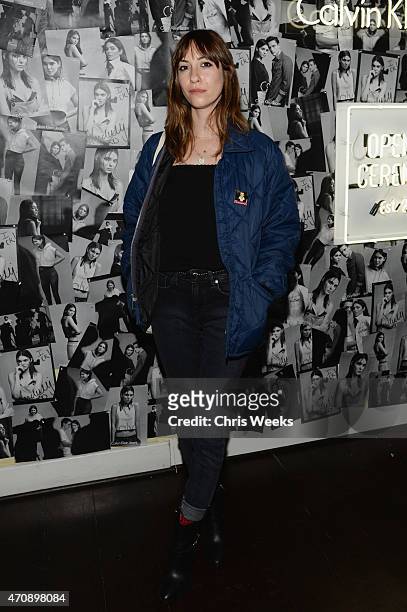 Director Gia Coppola attends Opening Ceremony and Calvin Klein Jeans' celebration launch of the #mycalvins Denim Series with special guest Kendall...
