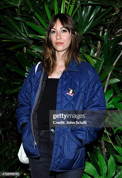 Director Gia Coppola attends Opening Ceremony and Calvin Klein Jeans' celebration launch of the #mycalvins Denim Series with special guest Kendall...