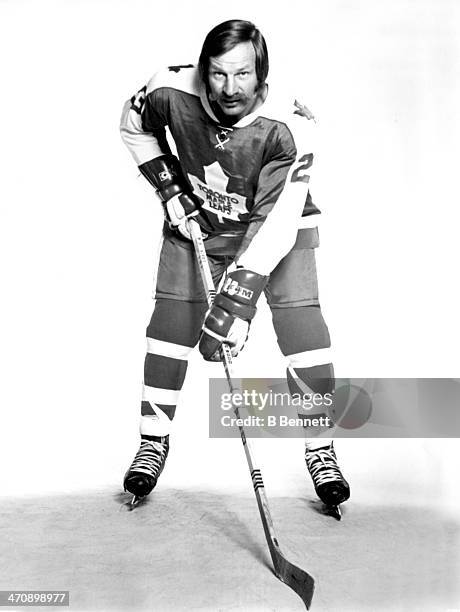 Eddie Shack of the Toronto Maple Leafs poses for a portrait in September, 1974 in Toronto, Ontario, Canada.