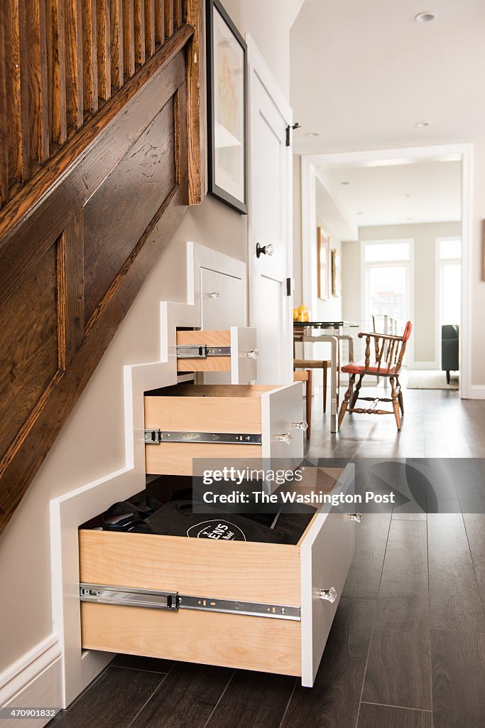 Cari Shane's Washington DC rowhouse has undergone an extensive remodeling and redoration.
