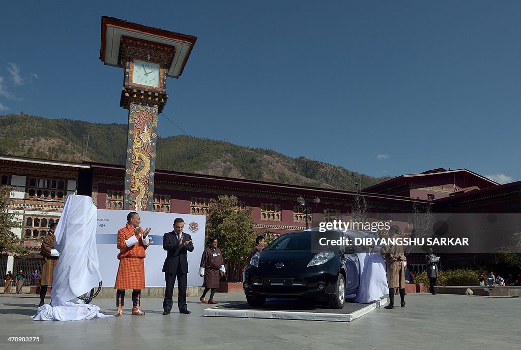 BHUTAN-JAPAN-AUTO-ENVIRONMENT-NISSAN