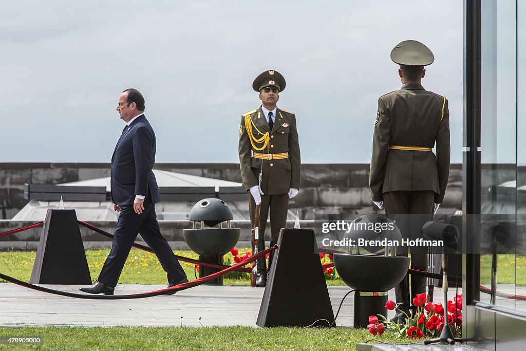 Commemorations Are Held To Mark The Centenary Of The Armenian Genocide