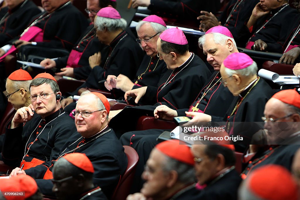 Extraordinary Consistory On the Themes of Family Is Held At Vatican
