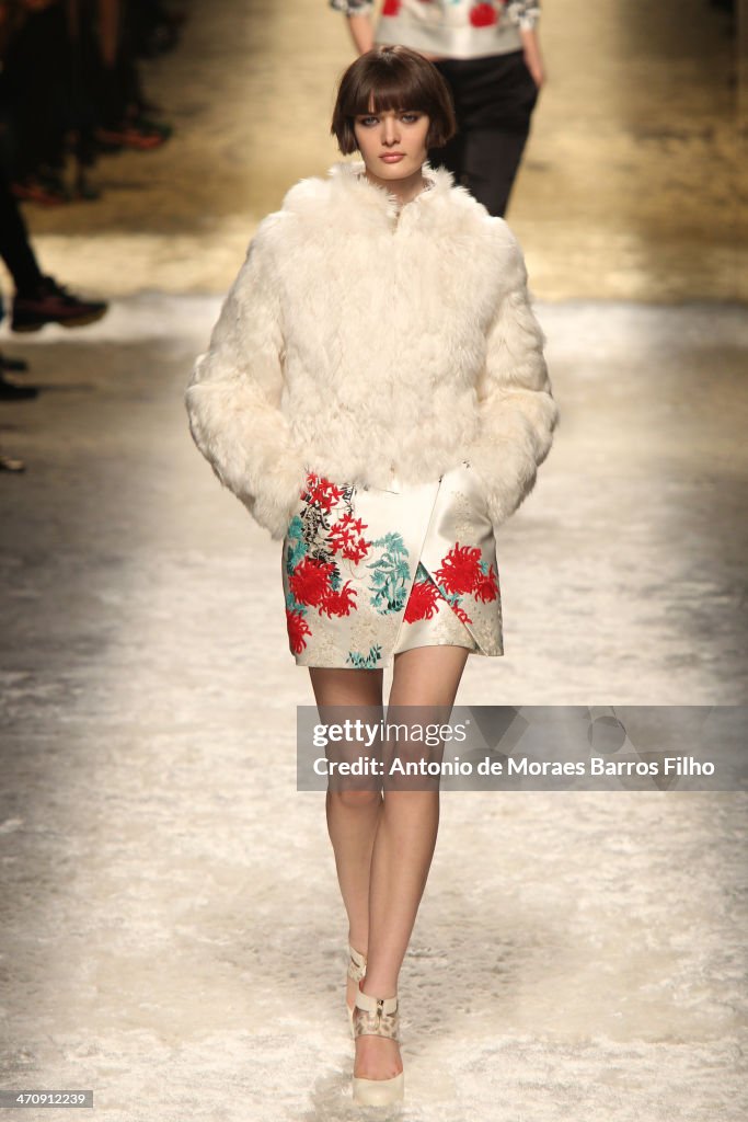 Blumarine- Runway - Milan Fashion Week Womenswear Autumn/Winter 2014