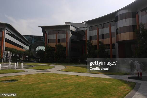 infosys headquarters in bangalore, india - infosys stock pictures, royalty-free photos & images