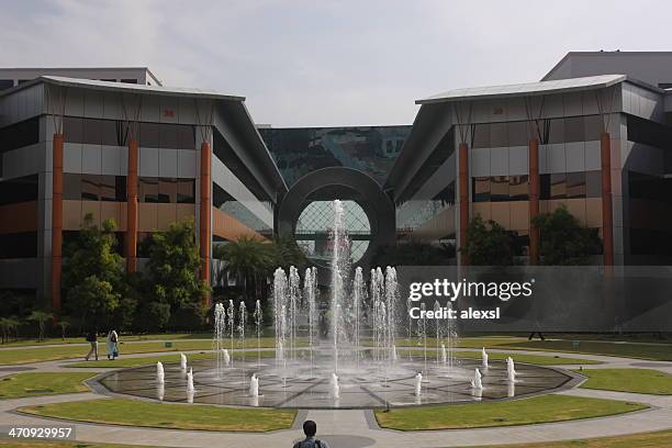 infosys headquarters in bangalore, india - infosys stock pictures, royalty-free photos & images