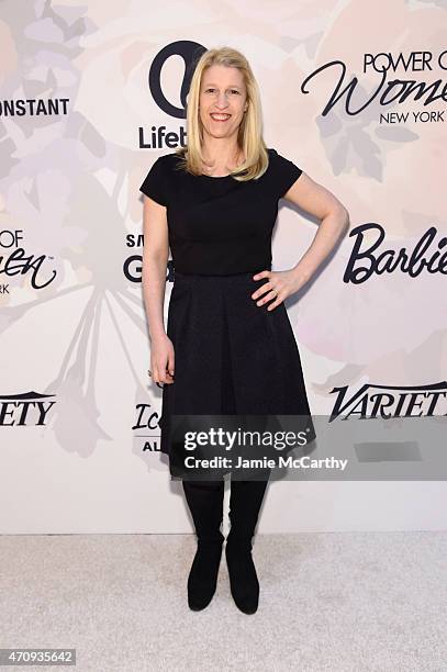 Guest attends Variety's Power of Women New York presented by Lifetime at Cipriani 42nd Street on April 24, 2015 in New York City.