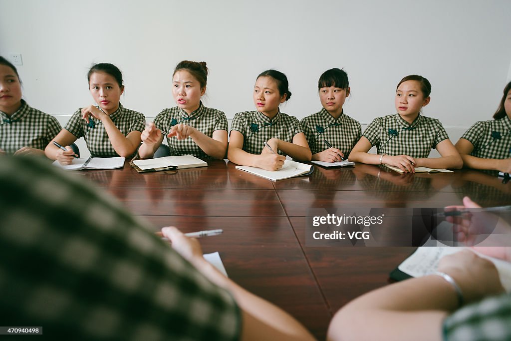 Kindergarten Teachers Wear Cheongsam In School