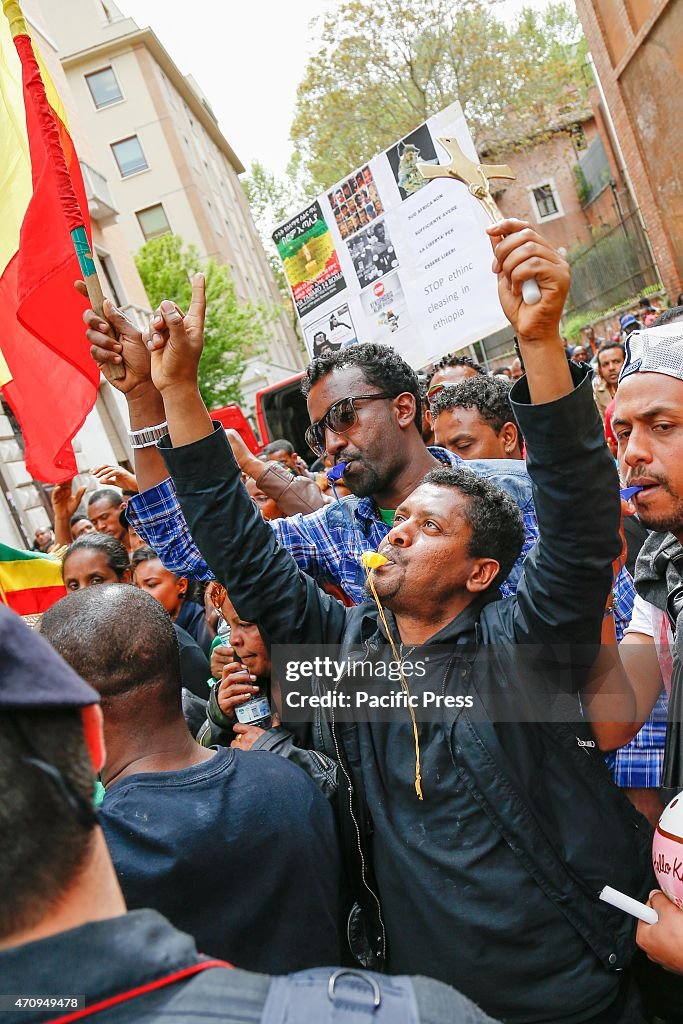 Ethiopian community march against ISIS and Xenophopia in...