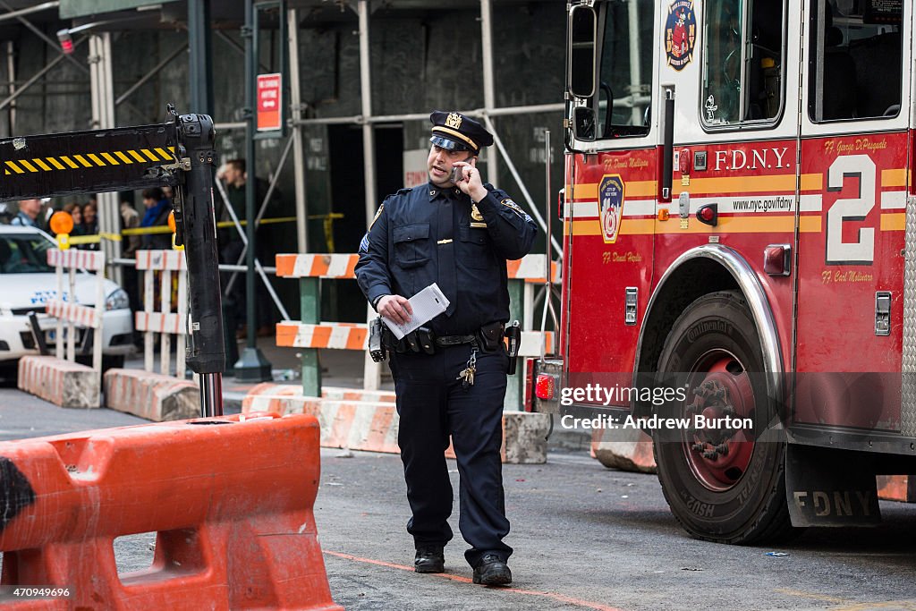 Construction Accident In Midtown Manhattan Kills One Person