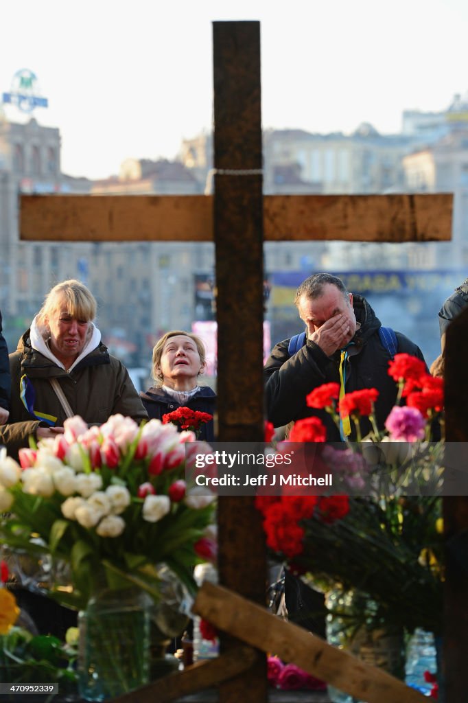 Violence Escalates As Kiev Protests Continue