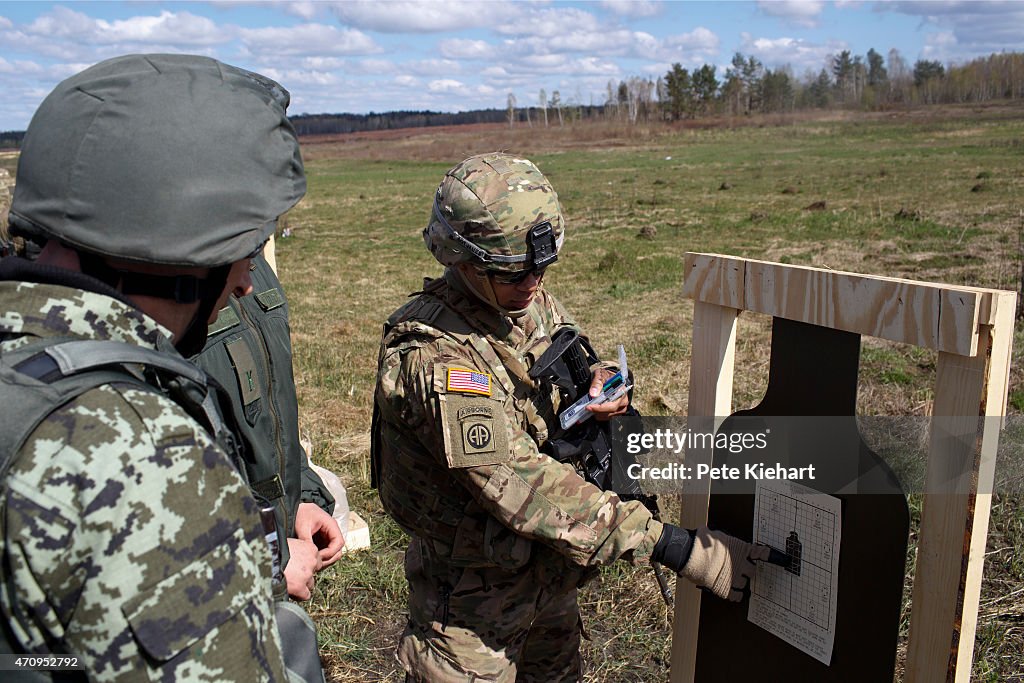 American And Ukranian Military Participate In Operation Fearless Guardian