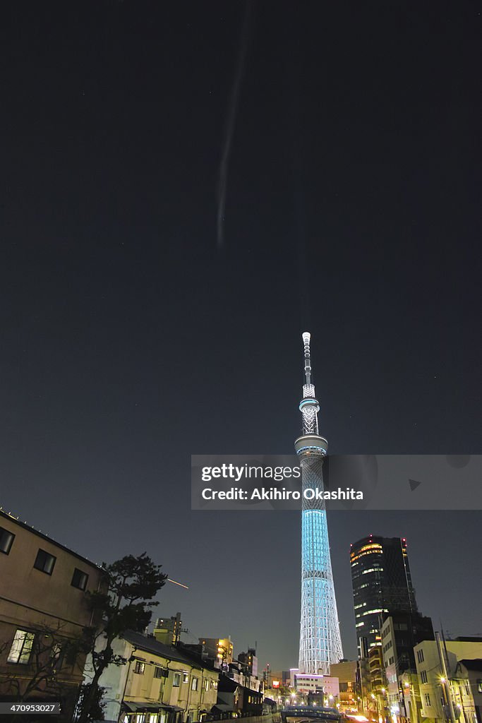 Tokyo Skytree at night