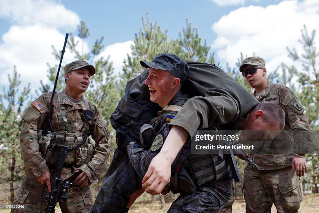 American And Ukranian Military Participate In Operation Fearless Guardian