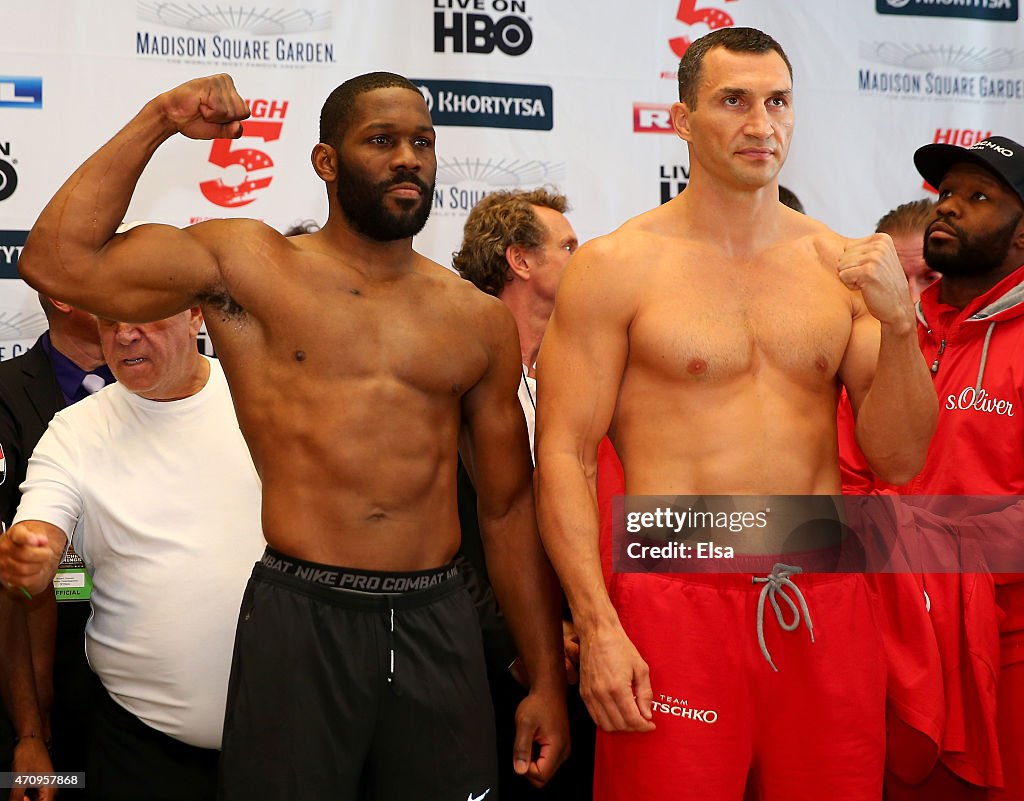 Vladimir Klitschko v Bryant Jennings - Weigh-in