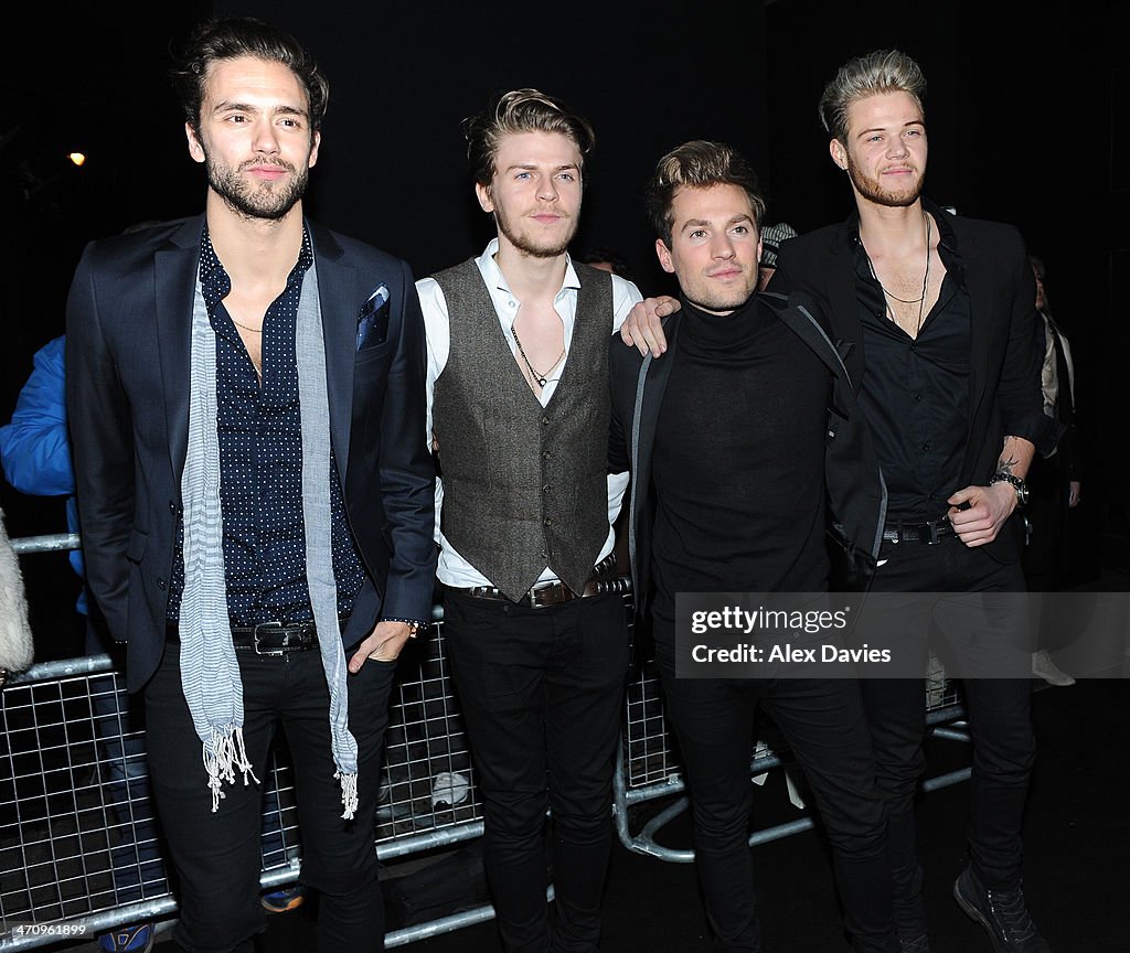 Celebrity Sightings During The BRIT Awards In London - February 19,2014