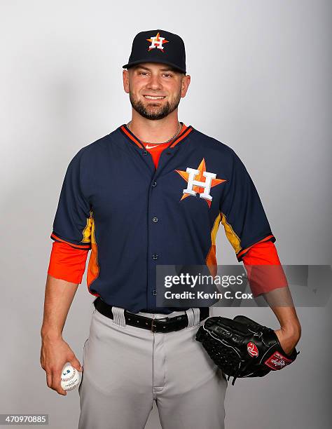 Jesse Crain of the Houston Astros poses for a portrait during photo day on February 21, 2014 at Osceola County Stadium in Kissimmee, Florida.