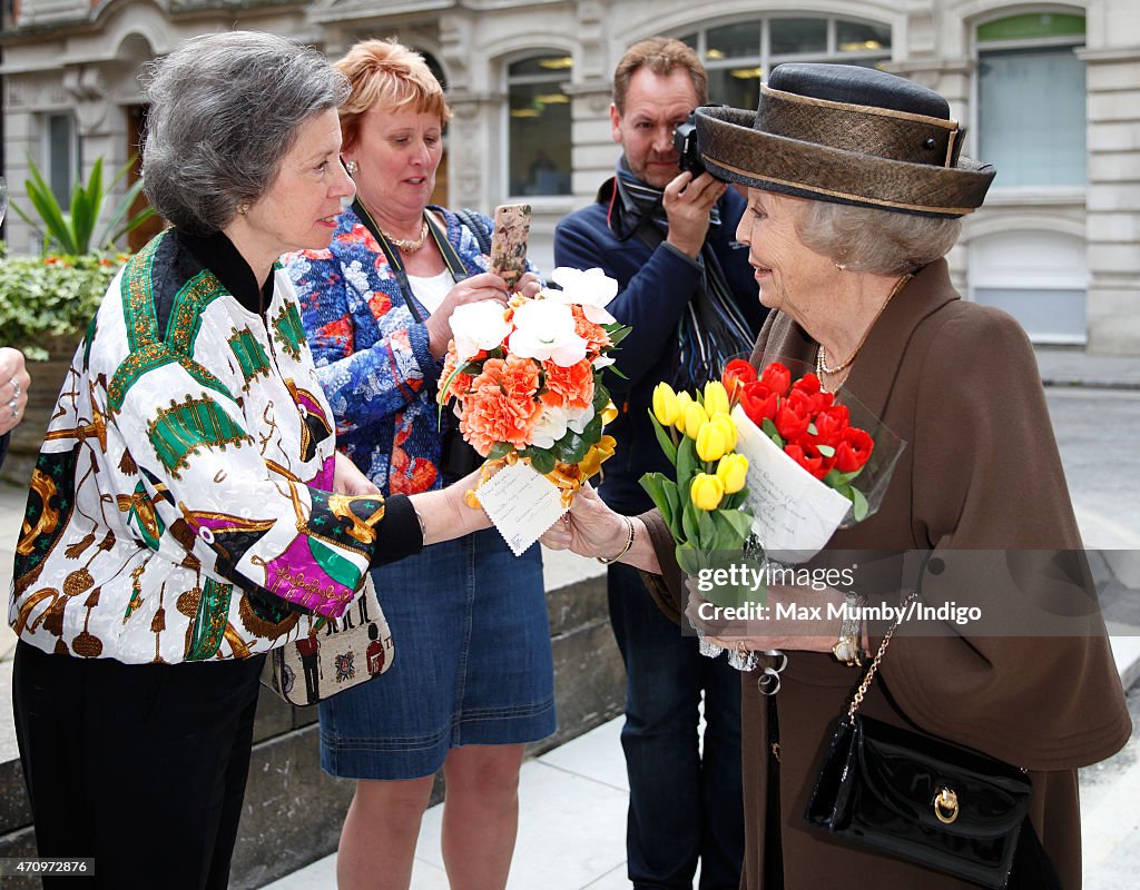 Princess Beatrix Of The Netherlands Marks 140th Anniversary Of King William Fund In London