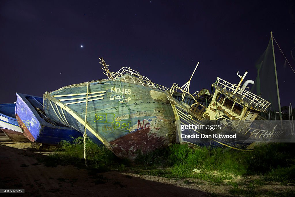 Migrants Crossing From North Africa Transit To Europe