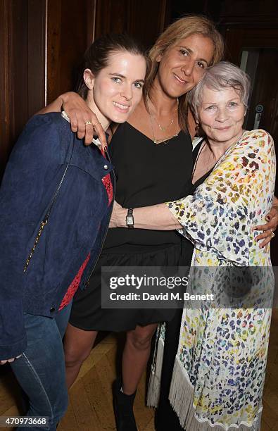 Jade Davidson, Azzi Glasser and Mary Davidson, mother of Sadie Frost, attend as Collette Cooper previews songs from her upcoming album "City Of Sin"...