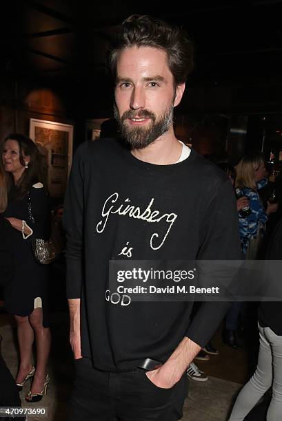 Jack Guinness attends as Collette Cooper previews songs from her upcoming album "City Of Sin" at The Groucho Club on April 24, 2015 in London,...