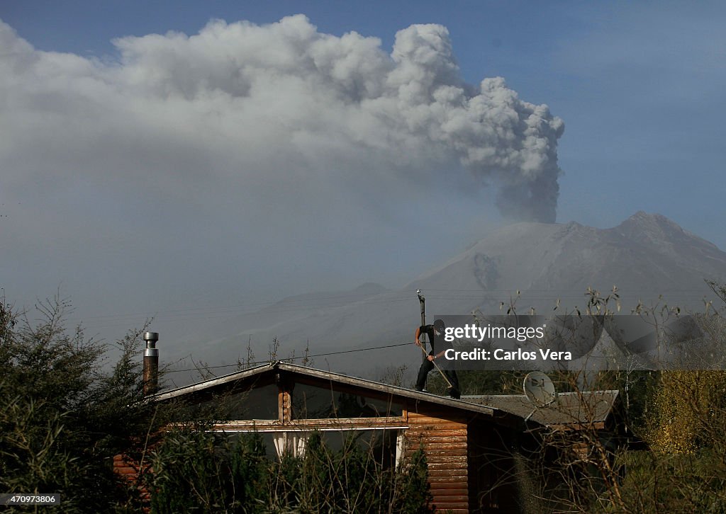 Volcano Calbuco Eruption