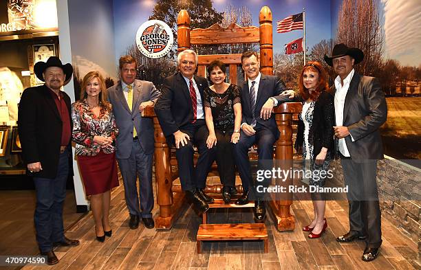 Recording Artist Moe Bandy, U.S. Rep Marsha Blackburn, Nashville Mayor Karl Dean, Tennessee Lt. Gov Ron Ramsey, George Jones widow Nancy Jones,...