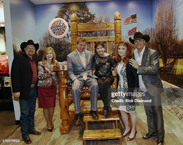 Recording Artist Moe Bandy, U.S. Rep Marsha Blackburn, Nashville Mayor Karl Dean, George Jones widow Nancy Jones, Recording Artist Naomi Judd and...