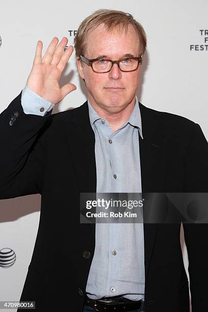 Director Brad Bird attends Tribeca Talks: Directors Series: Brad Bird and Janeane Garofalo during the 2015 Tribeca Film Festival at the SVA Theater...