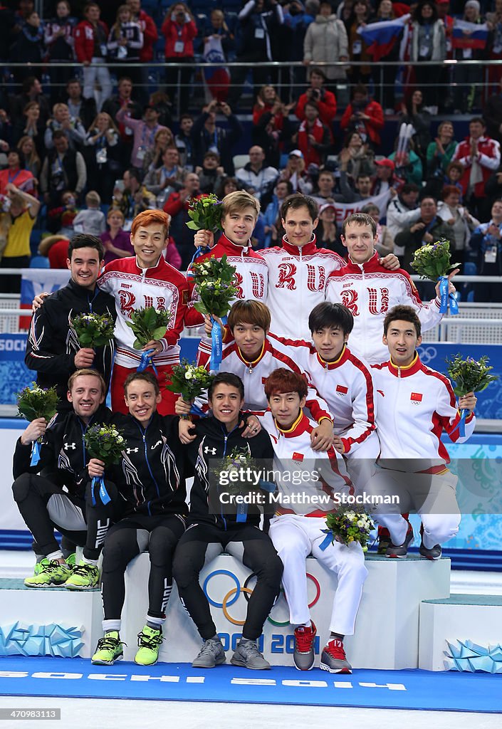 Short Track Speed Skating - Winter Olympics Day 14