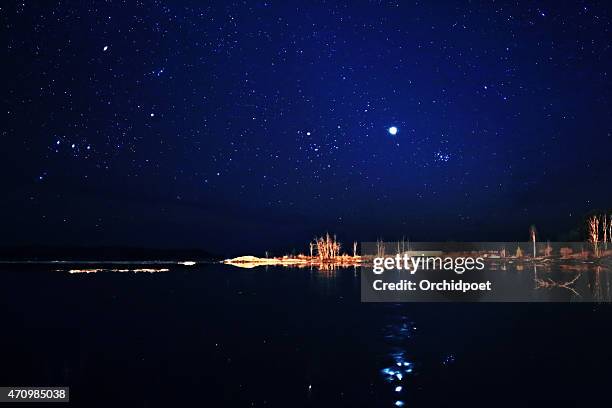 stars venus and pleiades - pleiades stockfoto's en -beelden