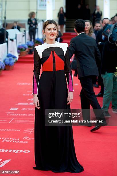 Marta Nieto attends 'Aprendiendo a Conducir' premiere during the 18th Malaga Spanish Film Festival at Cervantes Theater on April 24, 2015 in Malaga,...