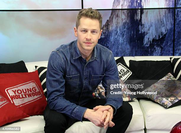 Josh Dallas visits the Young Hollywood Studio on April 24, 2015 in Los Angeles, California.