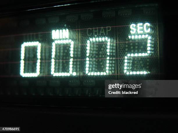 number on display 02 - what time is it stock pictures, royalty-free photos & images