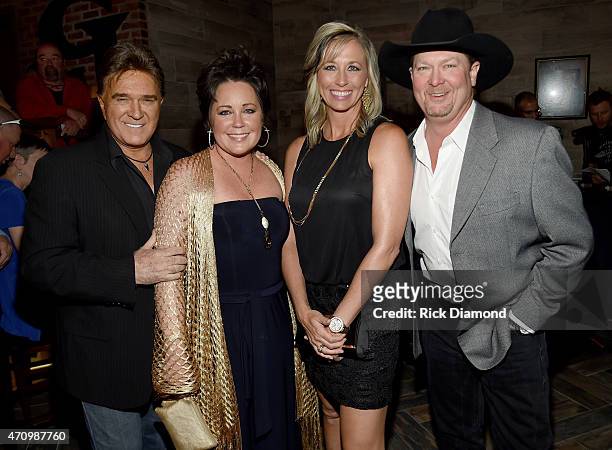 Recording Artists TG Sheppard, Kelly Lang, Becca Lawrence and Tracy Lawrence attend Recording Artist and Legend George Jones Museum Grand Opening on...