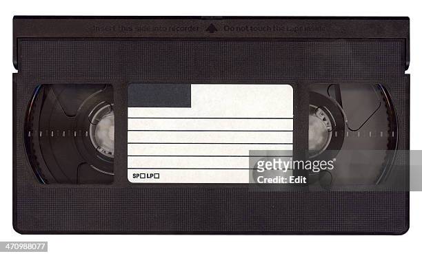 votre message sur une cassette vidéo-isolé - vidéo photos et images de collection